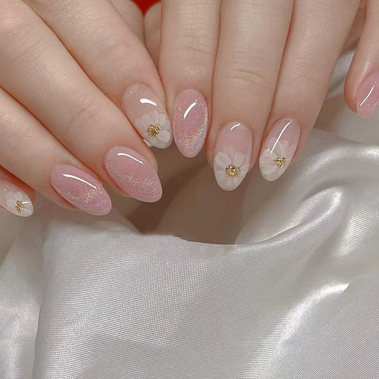S37 NUDE PINK JASMINE SHORT NAIL