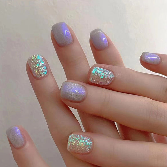 S39 AURORA GLITTER SHORT NAIL