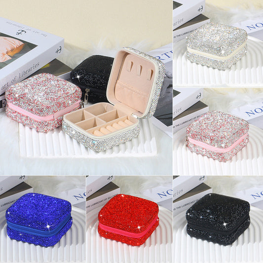 FULL DIAMOND BLING JEWERIES HOLDER BOX